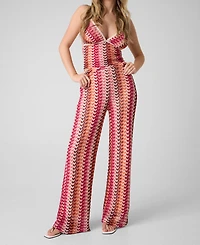 Guess Women's Gianna High-Rise Knit Fit and Flare Pants