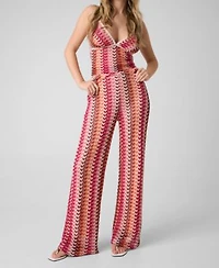 Guess Womens Sleeveless Halter V Neck Knit Top Gianna High Rise Knit Fit Flare Pants