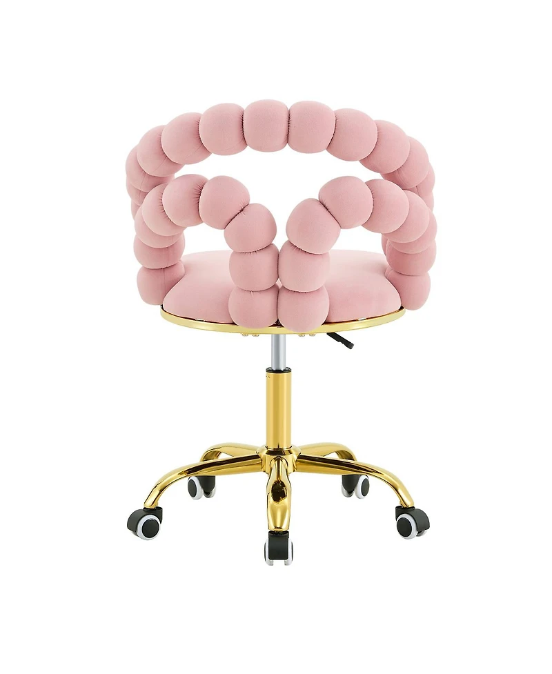 Streamdale Furniture Velvet Swivel Vanity Chair