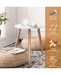 Gouun 16 Inch Modern Round Table