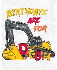 John Deere Boys' 12- 5 Birthday T-Shirt