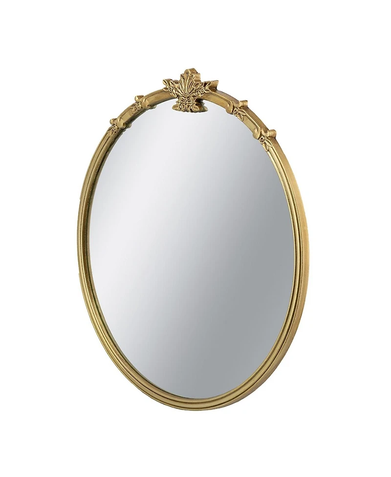 Laoties 30" Round Decorative Wall Mirror for Mantle, Entryway