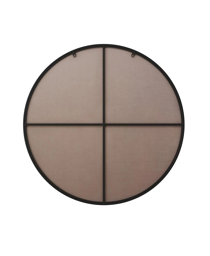 Laoties 28" Round Wall Mirror, Bathroom Vanity Mirror for Entryway, Bedroom and Living Room