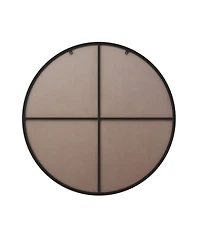 Laoties 28" Round Wall Mirror, Bathroom Vanity Mirror for Entryway, Bedroom and Living Room
