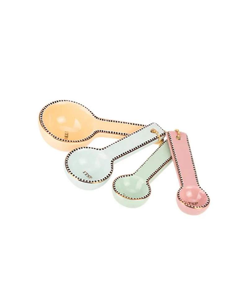 Yvonne Ellen Ceramic Measuring Spoons, Set of 4
