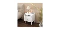 Lucky One 23.6"W Nightstand with Drawer and Shelf