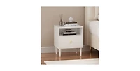 Lucky One 23.6"W Nightstand with Drawer and Shelf