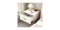 Lucky One 1-Drawer Nightstand with Solid Pine Legs