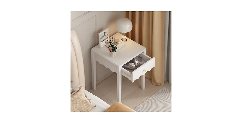 Lucky One 16.7"W 1-Drawer Nightstand