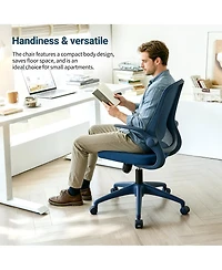 Streamdale Furniture Ergonomic Mesh Office Chair 350LBS Capacity Flip-Up Arms
