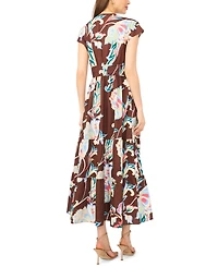 CeCe Women's V-Neck Maxi Dress