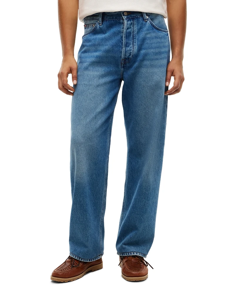 Tommy Hilfiger Men's Loose Grand Gus Indigo Denim Jeans