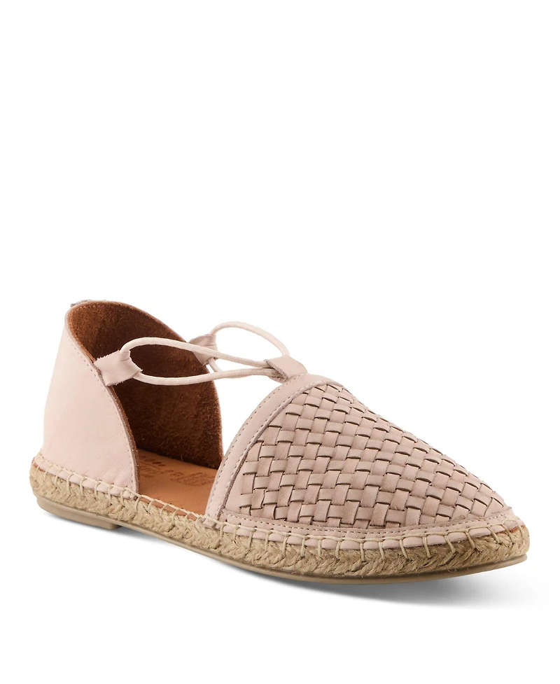Spring Step Women's Clovae Espadrilles with Woven Leather Upper