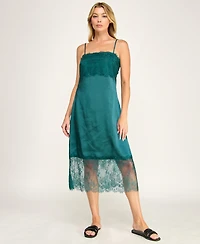 Row A Juniors' Sleeveless Midi Dress