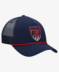 Fan Ink Men's and Women's Navy Usmnt Atmosphere Adjustable Trucker Hat