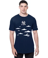New Era Men's Navy New York Yankees Mlb x Simpsons 2026 Collab Clouds T-Shirt