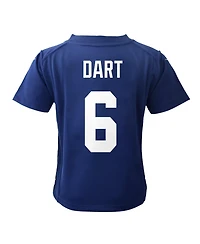 Nike Toddler Jaxson Dart Royal New York Giants Team Game Jersey
