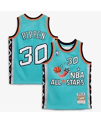 Mitchell & Ness Big Boys and Girls Scottie Pippen Teal 1996 Nba All-Star Game Hardwood Classics Swingman Jersey