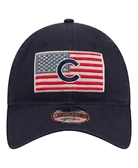 New Era Men's Navy Chicago Cubs Americana Flag 9TWENTY Adjustable Hat