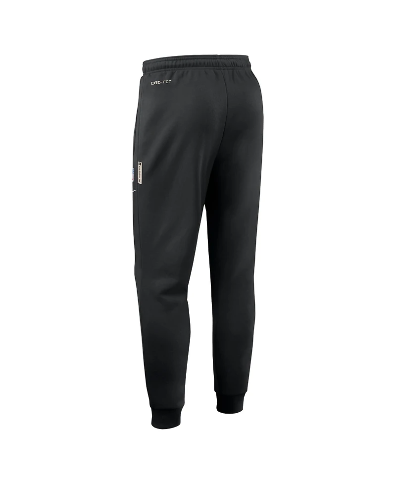 Nike Men's Black Philadelphia Eagles Sideline Standard Issue Dri-fit Taper Pants