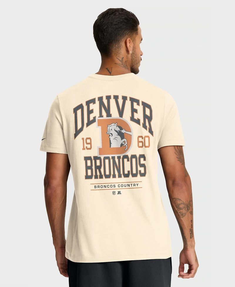 Nike Men's Natural Denver Broncos Freestyle Essential T-Shirt
