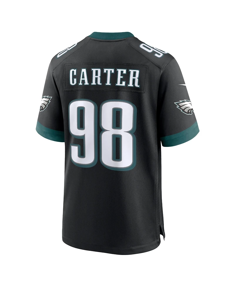 Nike Men's Jalen Carter Black Philadelphia Eagles Alternate Game Player Jersey