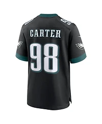 Nike Men's Jalen Carter Black Philadelphia Eagles Alternate Game Player Jersey