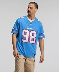 Nike Men's Jeffery Simmons Light Blue Tennessee Titans Vapor F.u.s.e. Sewn Down Limited Jersey