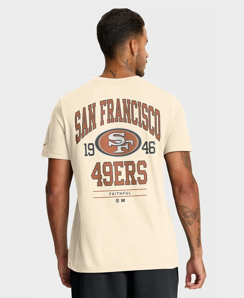 Nike Men's Natural San Francisco 49ers Freestyle Essential T-Shirt
