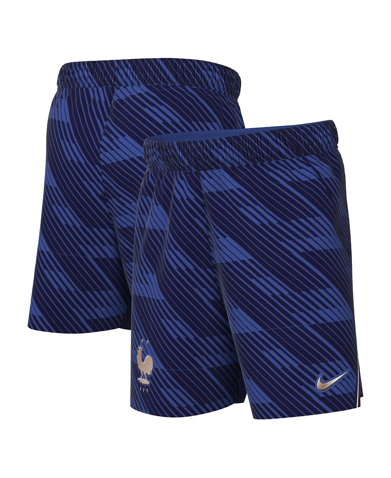 Nike Big Boys and Girls Royal France National Team 2026 Stadium Replica Shorts