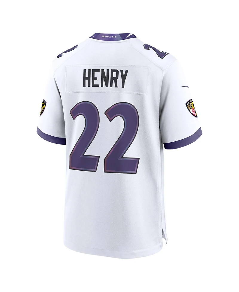 Nike Men's Derrick Henry White Baltimore Ravens Game Jersey
