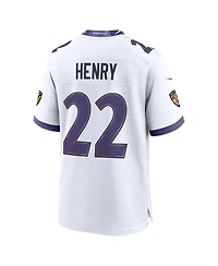 Nike Men's Derrick Henry White Baltimore Ravens Game Jersey