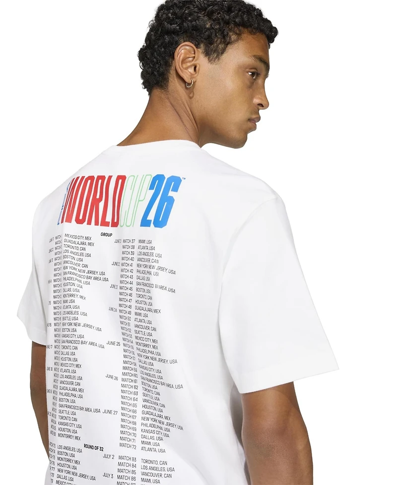 Adidas Men's White 2026 Fifa World Cup Tour T-Shirt