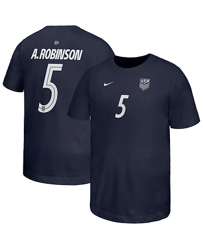 Nike Big Boys and Girls Antonee Robinson Navy Usmnt Away Player Name & Number T-Shirt