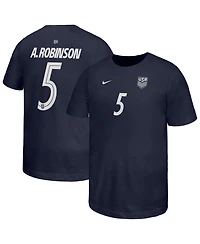 Nike Big Boys and Girls Antonee Robinson Navy Usmnt Away Player Name & Number T-Shirt