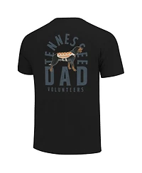 Image One Men's Black Tennessee Volunteers Father's Day Mascot Overlay T-Shirt