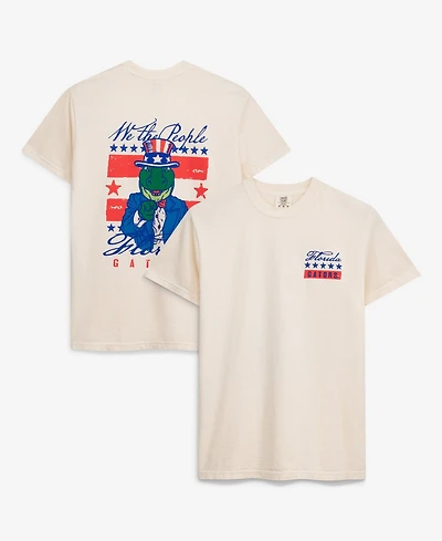 Image One Men's Cream Florida Gators Uncle Sam Mascot T-Shirt