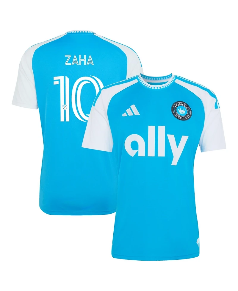 Adidas Men's Wilfried Zaha Blue Charlotte Fc 2026 Carolina Kit: Crowns Up Replica Jersey