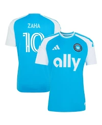 Adidas Men's Wilfried Zaha Blue Charlotte Fc 2026 Carolina Kit: Crowns Up Replica Jersey