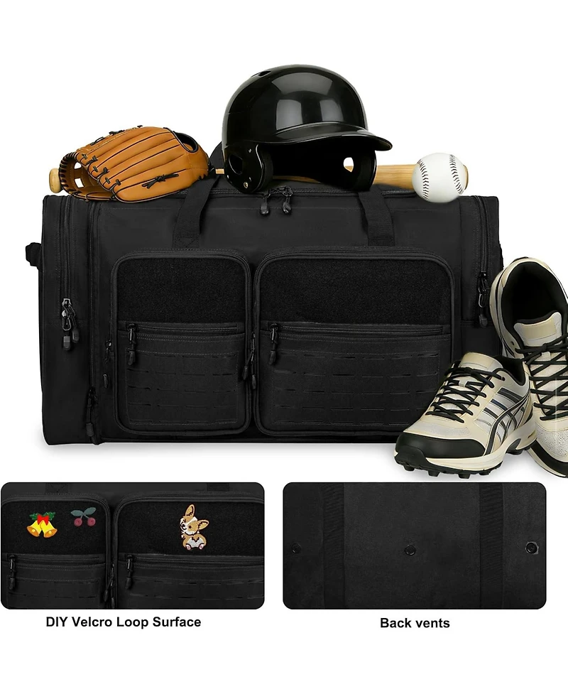 Furlihong 130L Expandable 32" Heavy Duty Extra Large Duffel Bag