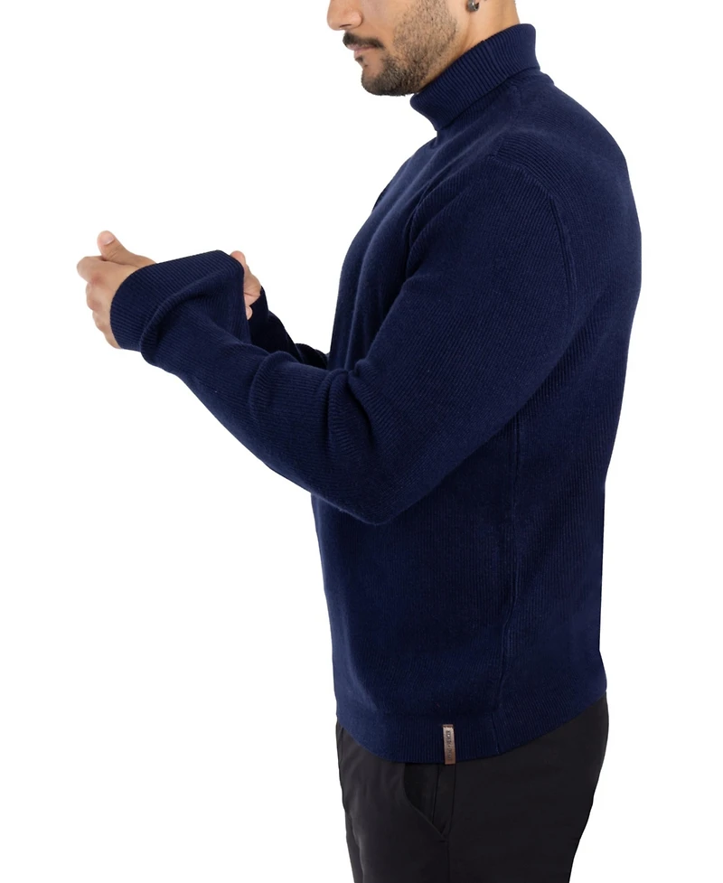 Spring + Mercer Men's Spring + Mercer Ribbed Turtle Neck Sweater