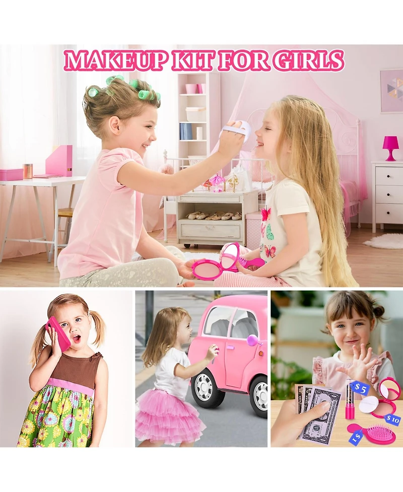 Gnuadz Play Purse Pretend Makeup Set Birthday Gift Kids Toddler Girls