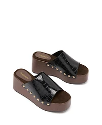 Therapy Australia Women's Round Toe Imani Platform Clog