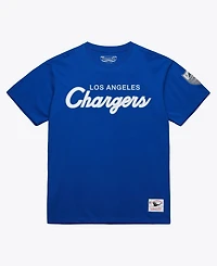 Mitchell & Ness Men's Royal Los Angeles Chargers Head Coach Classic T-Shirt