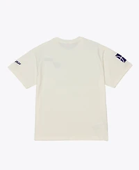 Mitchell & Ness Men's Cream Utah Jazz Hardwood Classics Chainstitch Premium T-Shirt