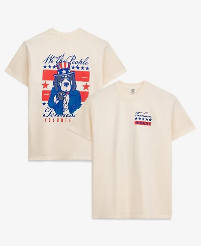 Image One Men's Cream Tennessee Volunteers Uncle Sam Mascot T-Shirt