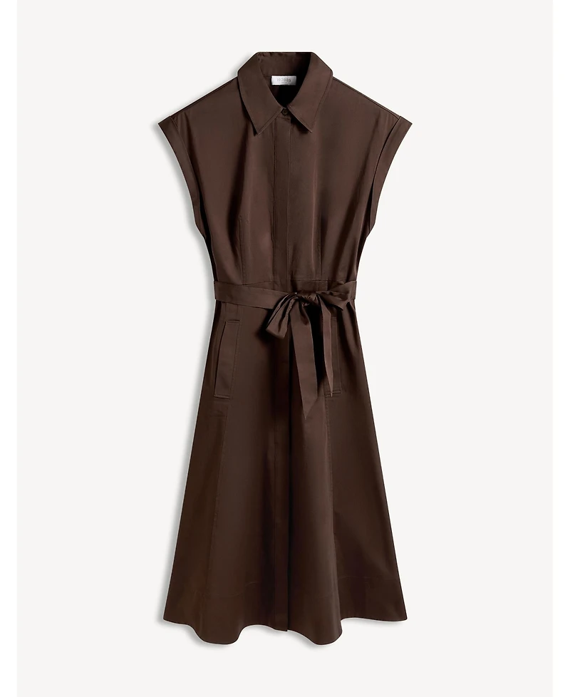 Hobbs London Women's Kristen Belted Shirt Dress