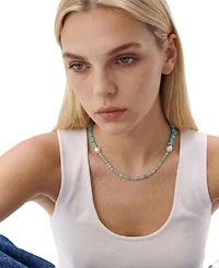 St. Moran Tarnish-Resistant Natural Freshwater Pearl Mixed Bead Augustine Necklace