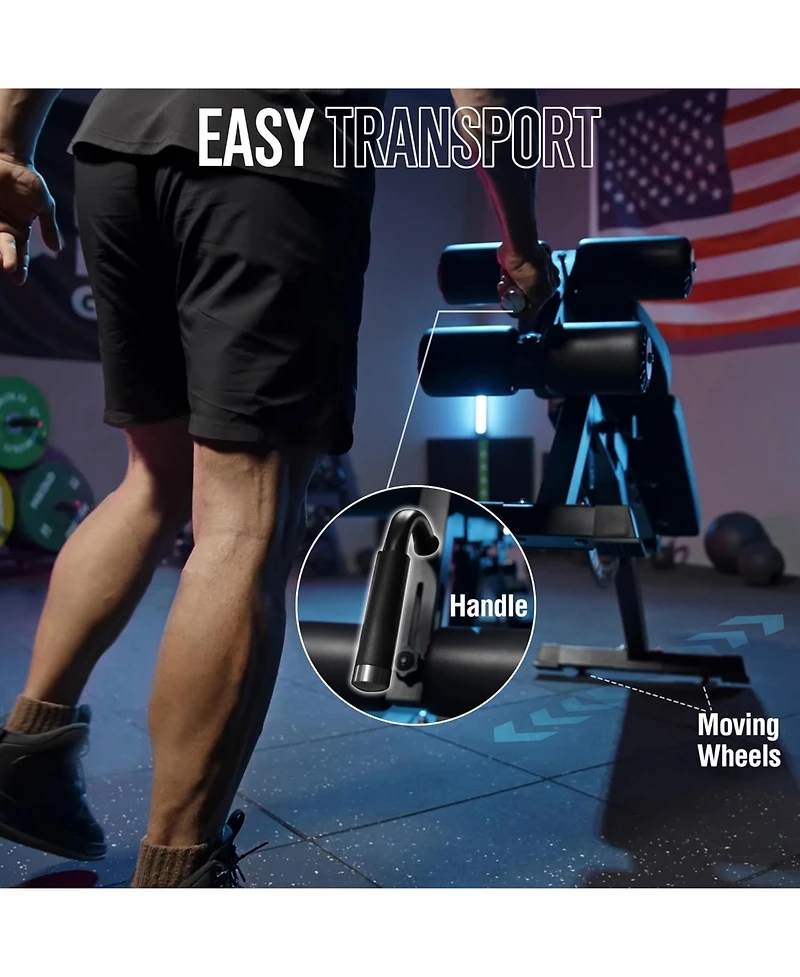 Mikolo 1200LB Weight Bench – Adjustable Workout Bench with Detachable Leg Support and Vertical Storage, Space-Saving Exercise Bench for Home Gym