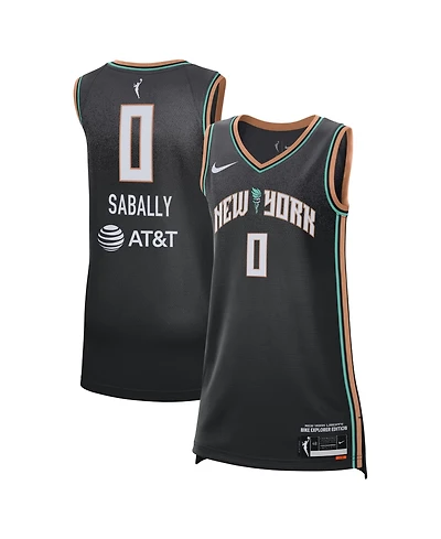 Nike Men's and Women's Satou Sabally Black New York Liberty Explorer Edition Victory Jersey